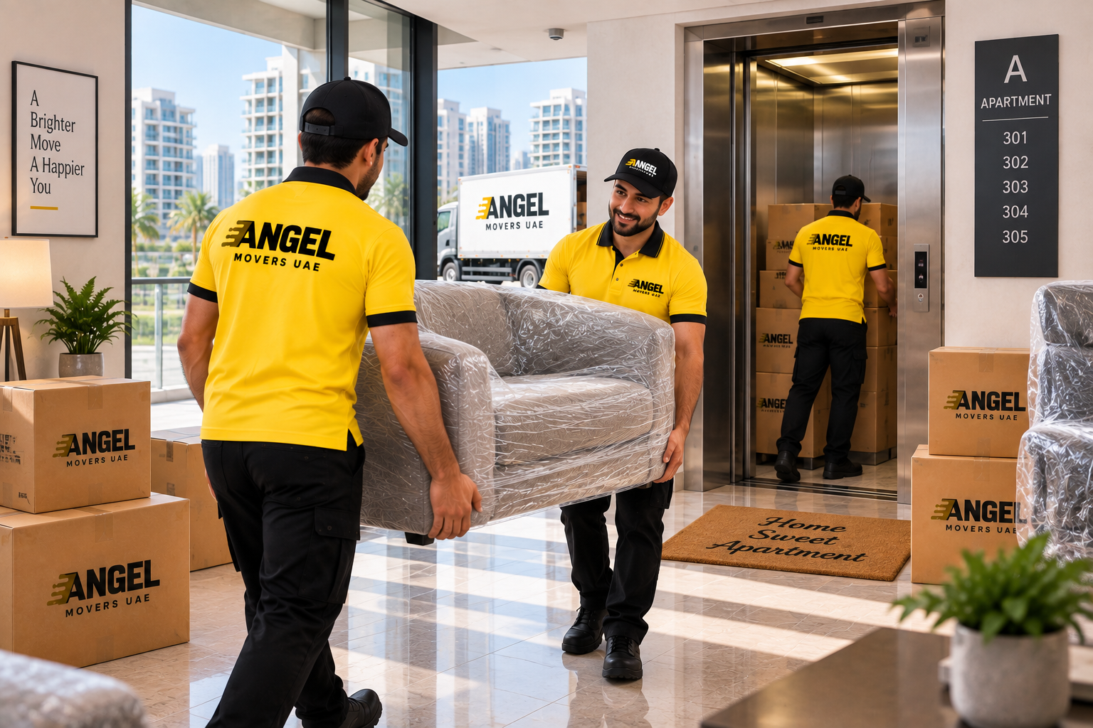 Apartment moving service in UAE