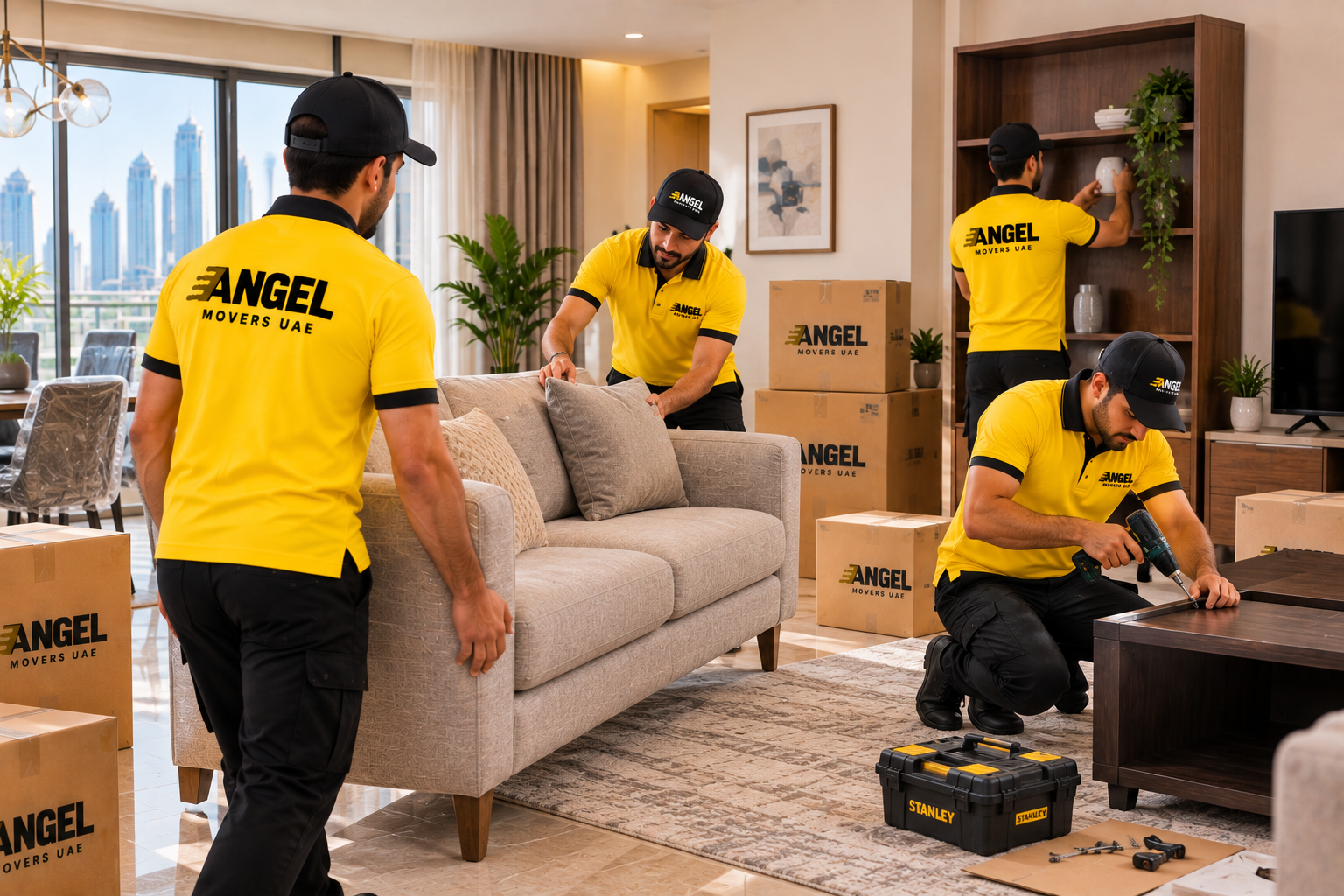Professional furniture movers in UAE
