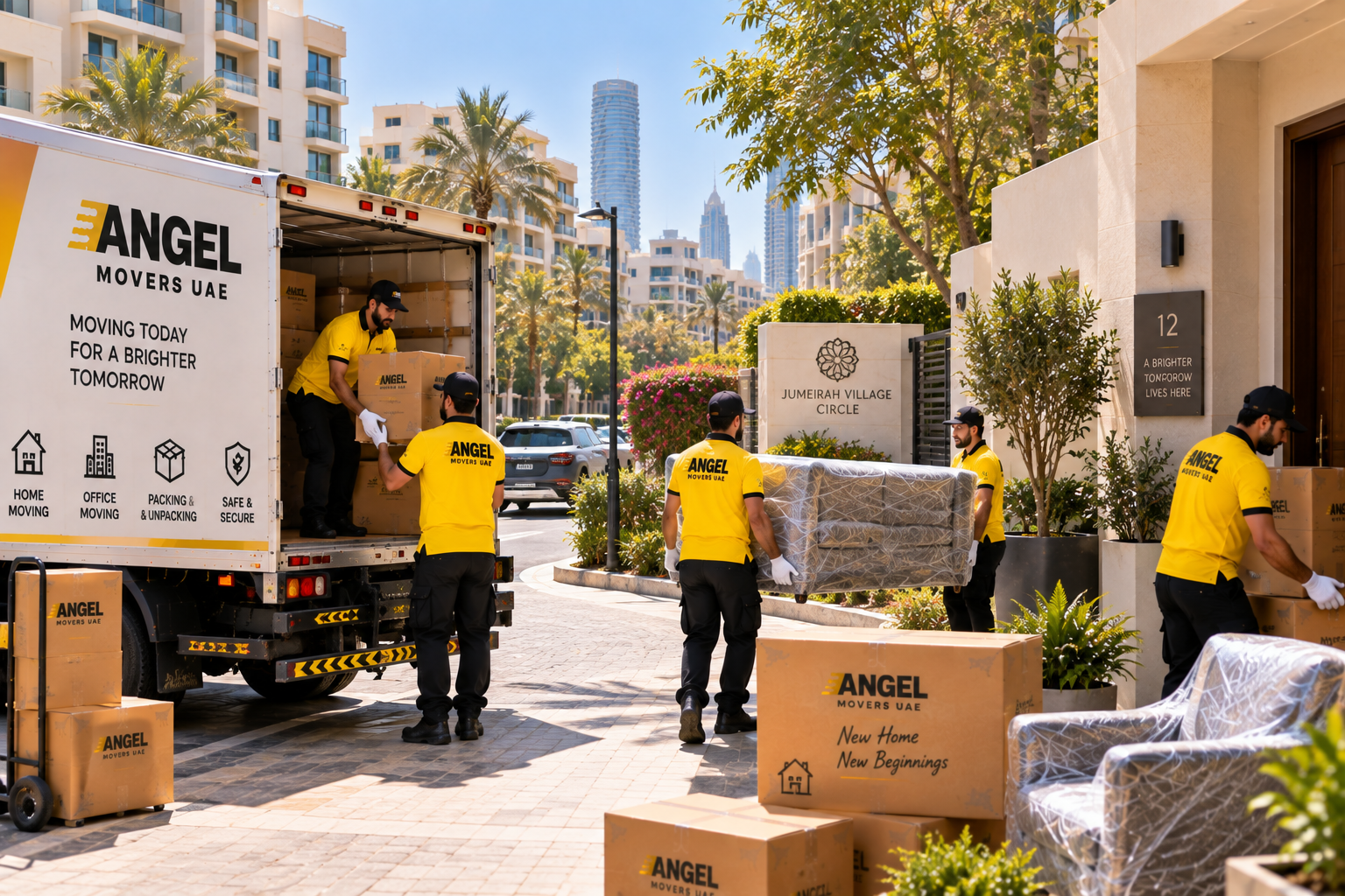 Professional movers in JVC
