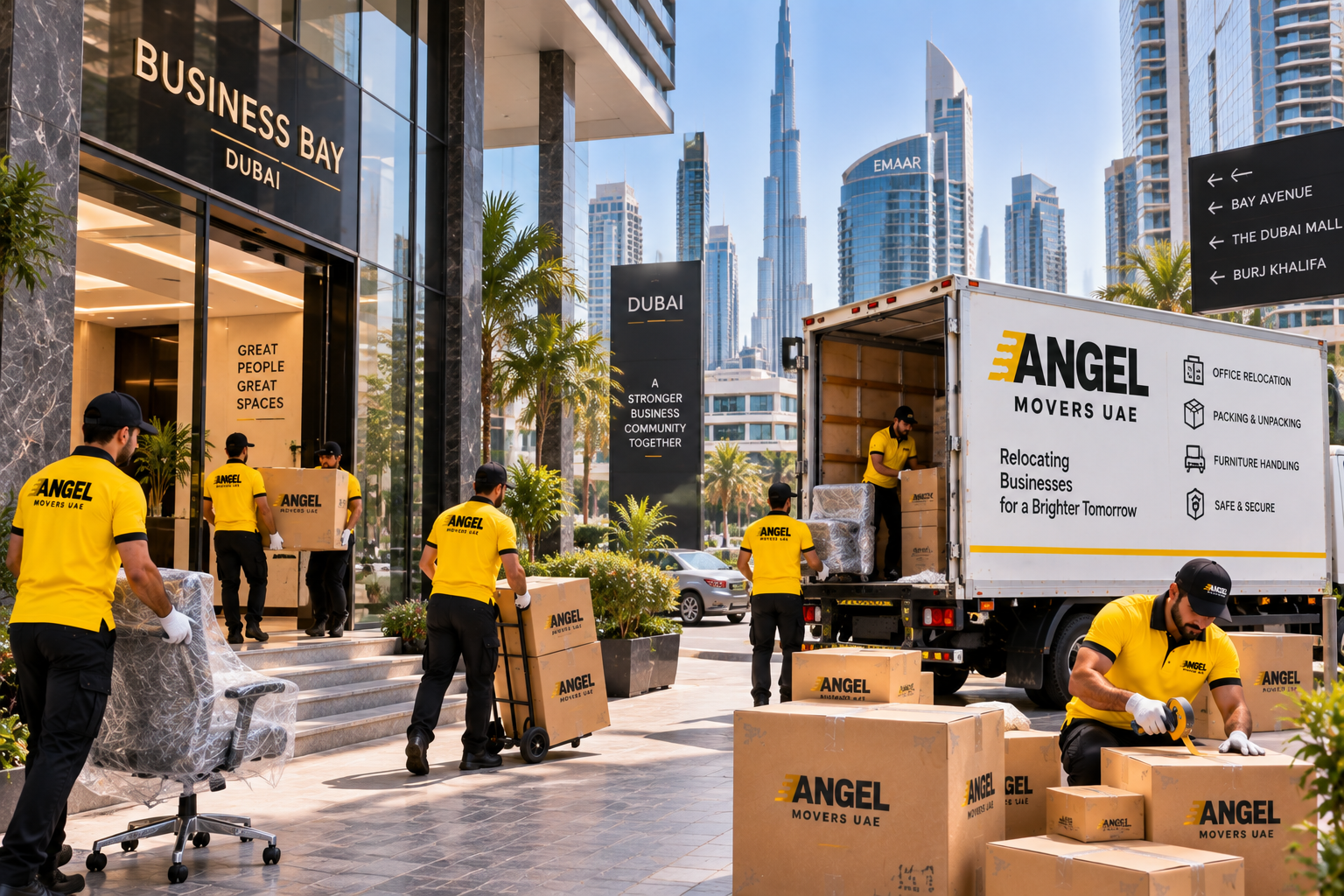 Professional movers in Business Bay