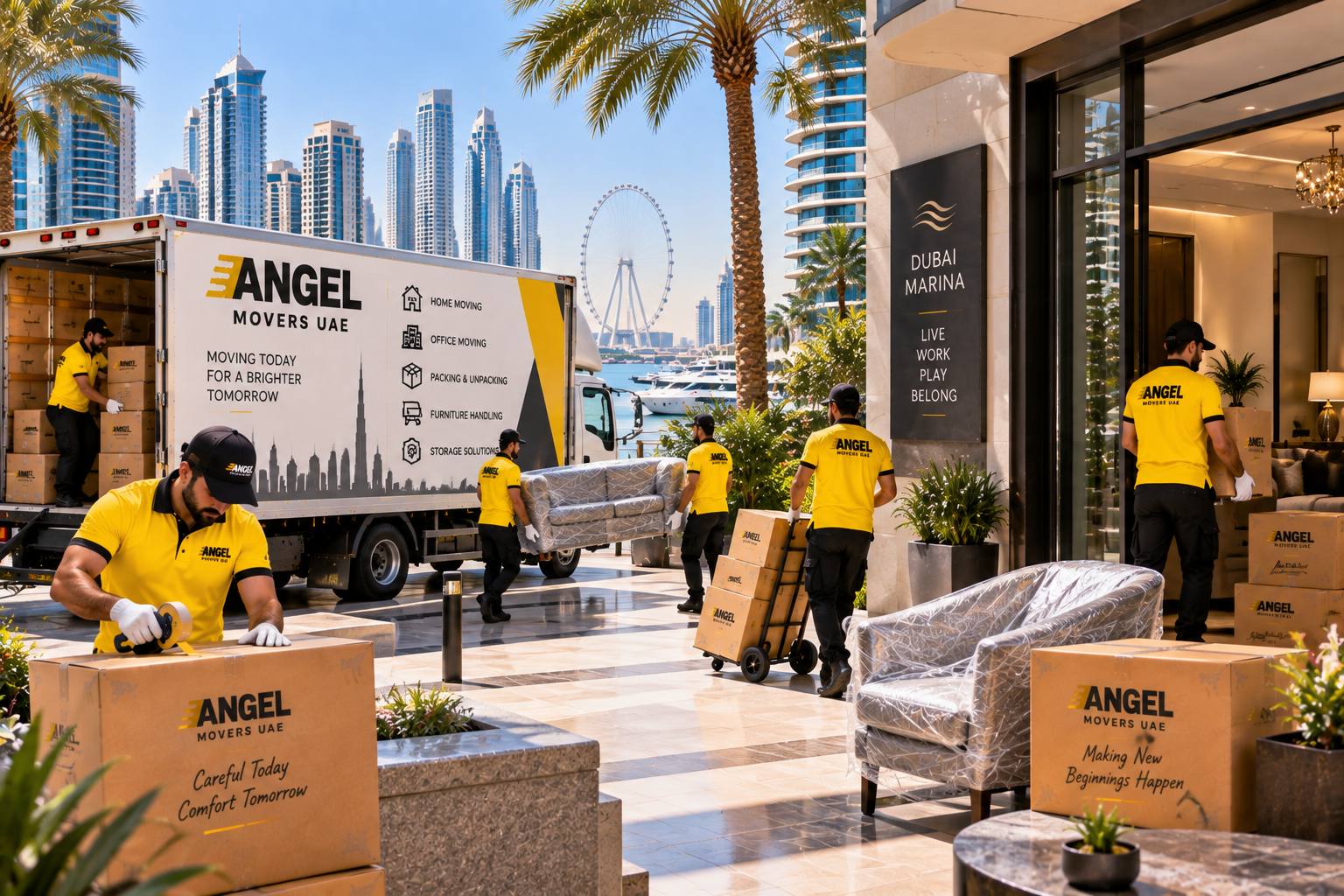 Professional movers in Marina