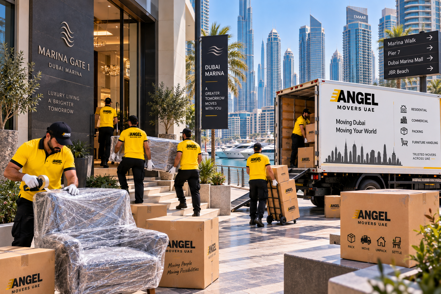 Movers in Marina