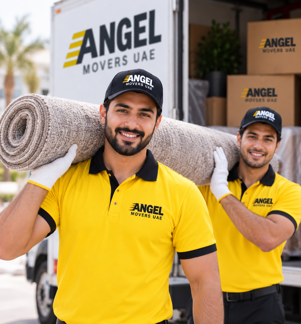 Professional packing team